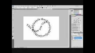 PhotoShop Tutorial: Create A Text Path