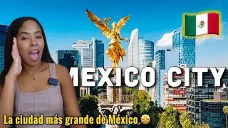 CUBANA🇨🇺 REACCIONA a CIUDAD DE MÉXICO🇲🇽 por primera vez. Una ciudad de sueños!