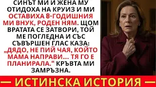 МОЯТ „НЯМ“ ВНУК ПРОГОВОРИ ВЕДНАГА СЛЕД КАТО РОДИТЕЛИТЕ ТРЪГНАХА. ДУМИТЕ МУ СПАСИХА ЖИВОТА МИ