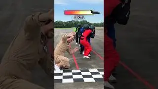 Jet engine power versis human power for 10k 💵💵💰 #shorts #video #youtubeshorts