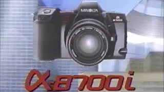 ミノルタ &alpha;-8700i　CM　1990年