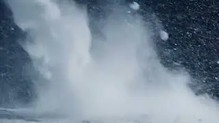 Snow Wind Swirl With Cold Air And Smooth Motion Video