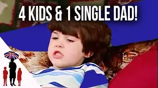 Отец-одиночка борется с четырьмя детьми | Supernanny