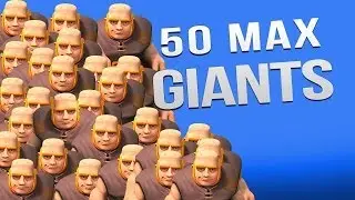 Clash of Clans :: 50 ALL MAX GIANT Raid