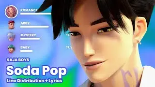 SAJA BOYS - Soda Pop | (Line distribution + lyrics)