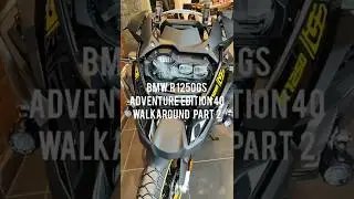 BMW R 1250 GS Adventure Edition 40 Walkaround Tour Part 2 I Motopsychcle Shorts I Episode 27