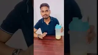 How to make unflavoured protein shake tasty? 😋 #Shorts