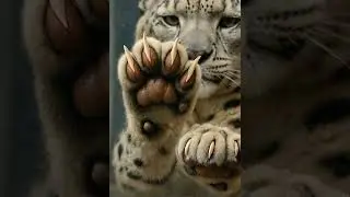 Up Close with the Snow Leopard&rsquo;s Mighty Paw! 🐾❄️
