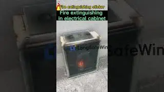 Perfluorohexanone Automatic Fire Extinguishing Sticker Test Video