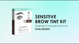 Dark Brown Sensitive Brow Tint Kit - with Siobhan