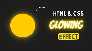 Glowing Neon Sun in HTML CSS in just 5 minutes