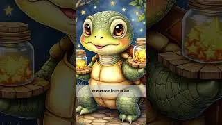 Turtle tale worlds  /Flipthrough |Grayscale Coloring Book,Yvonne Meerstra(Dreamworld Coloring)