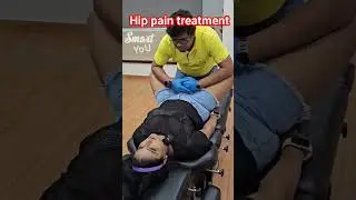 Hip pain treatment of actress Shyni khatri 🥰😘 by Doctor #shorts  #drrajnishcriographer #trending