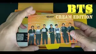 BTS &lsquo;BUTTER&rsquo; ALBUM (CREAM VERSION) UNBOXING