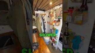 Как я принимаю душ, когда живу в фургоне #жизньвфургоне