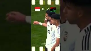 Indonesia VS Libya | international friendly match #shorts #feedshorts #shortvideo #indonesia