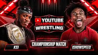 KSI vs IShowSpeed - Championship Match - YouTube Championship Wrestling - WWE 2k24