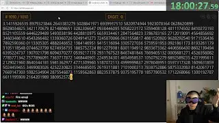 Rue Recites 1,010 Digits of Pi