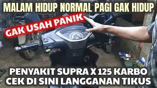 Penyebab supra x 125 karbu hilang Pengapian gara gara sepele @yudikakakeke5974 
