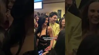 How are they so cute together 🥺❤️ #kyliejenner #timotheechalamet