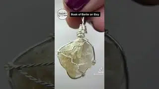 Self collected Barite Crystal necklace from Book of Barite Etsy Shop