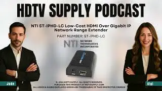 NTI ST-IPHD-LC Low-Cost HDMI Over Gigabit IP Network Range Extender