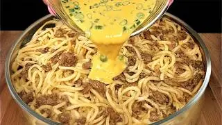 A German chef taught me this old spaghetti dinner recipe. Quick and Tasty ❗️
