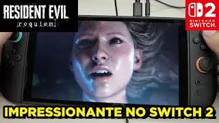 PRIMEIRA GAMEPLAY de Resident Evil 9 Requiem no Switch 2 em Portugu&ecirc;s e em modo Port&aacute;til | TGS