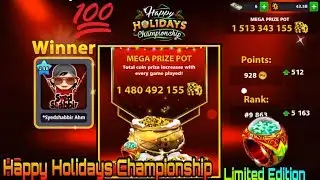 8 Ball Pool - Happy Holidays Championship - Indirect and Direct Gameplay