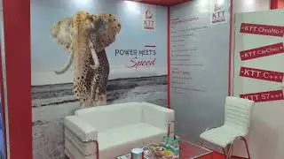 Concept-based pharma stall designing and fabrication done by Tagz & Talezz Advertising and Films