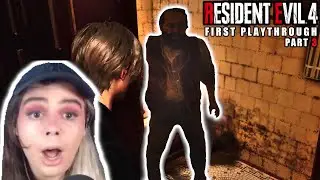 Toilet Zombie JUMPSCARE?! | Horror Streamer Tries Resident Evil 4 Remake For First Time (Part 3)