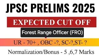  JPSC FRO 2025 Expected Cut Off | Category Wise Analysis