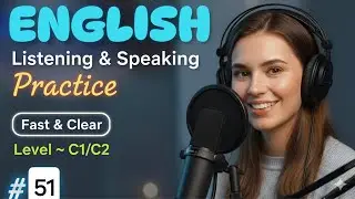 Daily English Listening Practice | B1/B2 | The Bridge to Fluency Workshop (3-Cycle Method)