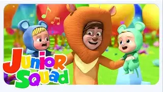 Junior Squad الأسد والفأر | قصة موسيقية للأطفال بالعربية