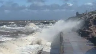 A Storm is Brewing in Blackpool | Gusty Winds & a High Tide 🌊💨