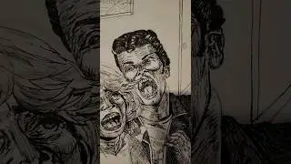Vampire Drawing! #art #artwork #artist #horror #Vampire #greaser