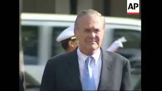 US Defence Secretary Rumsfeld visits Thailand