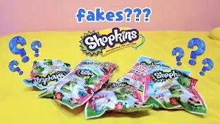 (Fake?) Shopkins Blind Bags Opening & Review