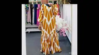 Mishono mipya ya vitambaa kaftan bubu dress #ankarastyle #ankara #africanclothing