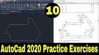 How to Create 2D Drawing in Autocad 2020 | AutoCAD 2020 Tutorials