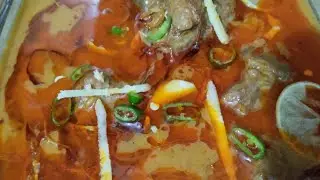 Mutton nihari recipe || How to make mutton nali nihari || kitchen with  fami recipe 
