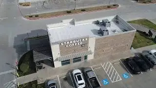 Coffee Shop Drone Video: Fort Worth