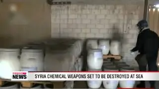 Syria chemical weapons to be destroyed out at sea