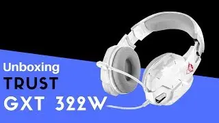 Unboxing casti gaming TRUST  GXT 322W