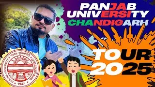 Panjab university TOUR -The most beautiful campus I have ever seen | hostels, StuC, Gandhi Bhawan