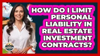 How Do I Limit Personal Liability In Real Estate Investment Contracts? - Home Investing Experts