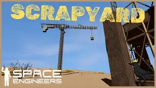 Climbing this Tower for SCRAP | Space Engineers Scrapyard EP 17