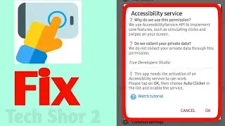 Auto Clicker App Fix Accessibility Problem Solve [ Latest Method ]