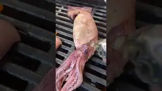 Grill Squids for Your BEST CALAMARI Salad. #howto #shorts #cooking