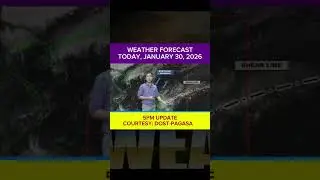 Прогноз погоды на сегодня, обновление в 17:00 - 30 января 2026 г. #weatherreels #WeatherUpdate #U...